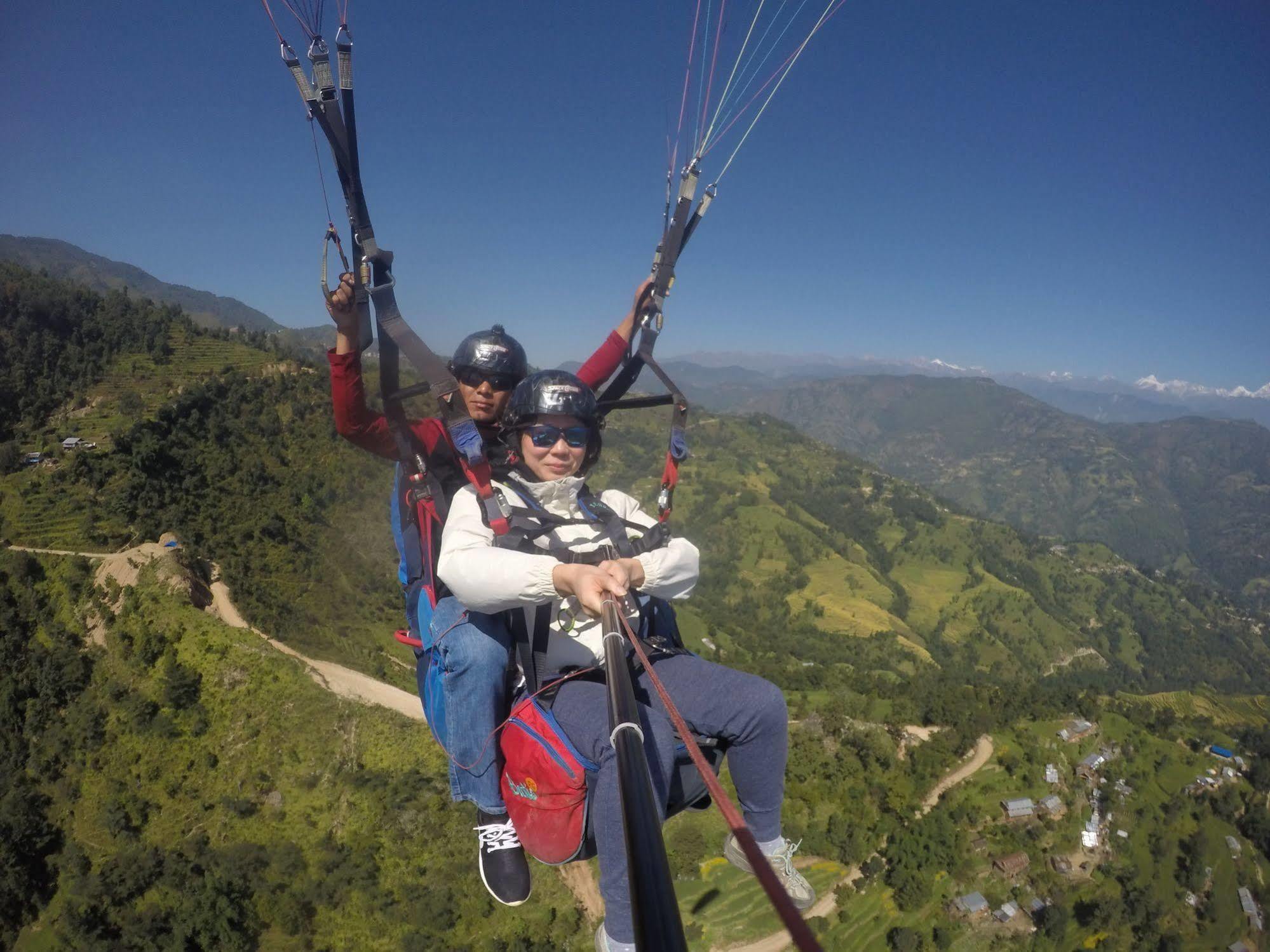 Langtang View Nagarkot Bed And Breakfast Esterno foto